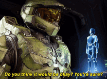 Halo Master Chief GIF - Halo Master Chief Do You Think It Would Be Okay GIFs