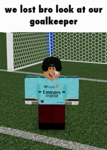 We Lost Bro Look At Our Goalkeeper GIF