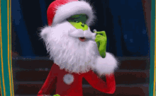 Grinch The Smile GIF - Grinch The Smile Santa GIFs