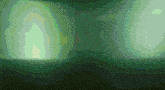 a green and black background with a light coming out of the middle