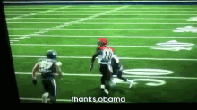 football thanks obama