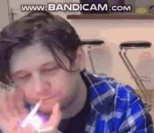 Daryl Baryl Jacky Cigarette Walid Smoke GIF - Daryl Baryl Jacky Cigarette Walid Smoke Light Up GIFs