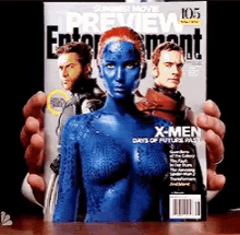 Jennifer Lawrence Magazine Cover GIF - Jennifer Lawrence Magazine Cover Mystique GIFs