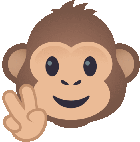 Posing Monkey Monkey Sticker - Posing Monkey Monkey Joypixels Stickers