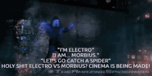 Electro Morbius GIF - Electro Morbius Jamie Foxx GIFs