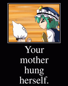 Mother Hung Your Mother Hung Herself GIF - Mother Hung Your Mother Hung Herself Eiki GIFs