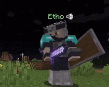 A gif of Etho in Minecraft spinning in a circle.