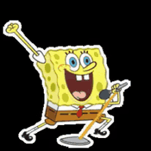 嗨起来 GIF - Spongebob Pumped Get Started GIFs