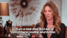 I'M On A New Diet. All I Eat Is Cucumbers, Vodka, And Butter. GIF - Detox When Youre Trying To Detox Trying To Detox GIFs