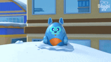 Covered In Snow Dbo GIF - Covered In Snow Dbo Blippi Wonders - Educational Cartoons For Kids GIFs