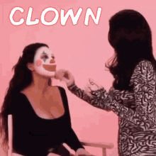 Clown Makeup GIF