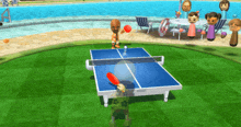 ピンポン 卓球 GIF - ピンポン 卓球 Wii GIFs