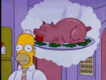 Homer Simpson Day Dreaming GIF