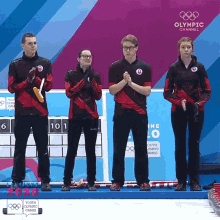 Clapping Team Canada GIF - Clapping Team Canada Youth Olympic Games GIFs