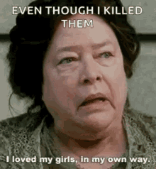 kathy bates american horror story coven i loved my girls in my own way