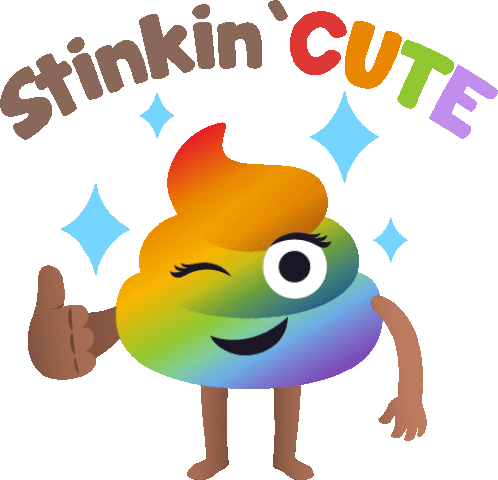 Stinkin Cute Happy Poo Sticker - Stinkin Cute Happy Poo Joypixels Stickers