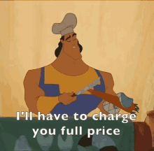 ill h ave to charge you full price disney fullprice chargeyou kronk