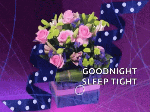 Good Night Flowers GIF - Tenor GIF Keyboard - Bring Personality To