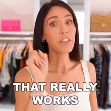 That Really Works Shea Whitney GIF - That Really Works Shea Whitney Works For Me GIFs