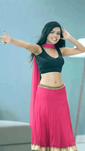 Vishnu Priya's Hot Half Saree poses | Vishnu Priya's Hot Half Saree poses