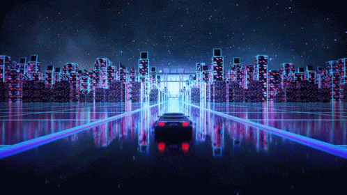 Aesthetic Neon GIF  Aesthetic Neon Road  Discover  Share GIFs  Neon Gif  Funny wallpapers