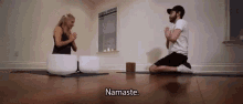 Danocracy Namaste GIF - Danocracy Namaste Yoga GIFs