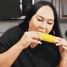 Eating Mariah Milano GIF - Eating Mariah Milano Dinner With Mariah GIFs