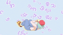 a person wearing a pair of tiger paw slippers is falling down