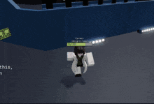 a screenshot of a video game with a screen that says " this "