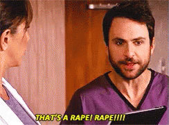 That'S Rape - Horrible Bosses GIF - Horrible Aniston Charlie Day - Discover & Share GIFs