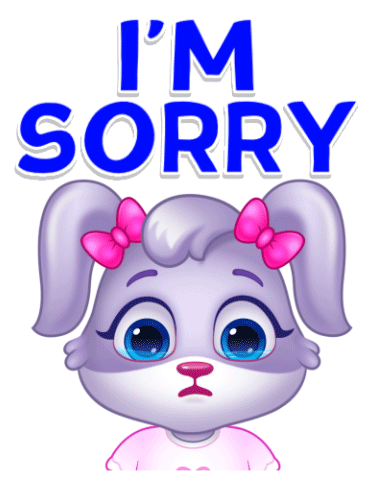 Sorry Im Sorry Sticker - Sorry Im Sorry I Am Sorry Stickers