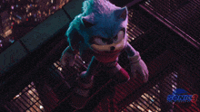 sonic the hedgehog is being struck by lightning in sonic 3