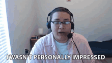 I Wasnt Personally Impressed Not Impressed GIF - I Wasnt Personally Impressed Not Impressed Dont Care GIFs