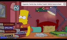 Bart Simpson Estudar GIF - Bart Simpson Estudar Bart GIFs