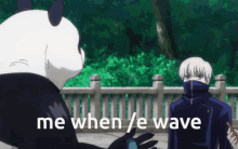 Inumaki Panda E Wave GIF - Inumaki Panda E Wave Jujutsu GIFs