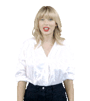 Taylor Swift Reactions Excited Sticker - Taylor Swift Reactions Taylor Swift Excited Stickers