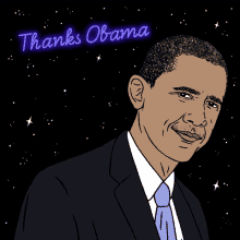 thanks obama meme stars wave