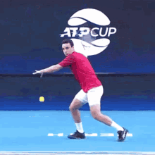 Aleksandre Metreveli Forehand GIF - Aleksandre Metreveli Forehand Tennis GIFs