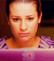 Lea Michele Glee GIF