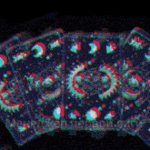 a bunch of cards are displayed in a dark room with the words " менеджмент первой линии " in the lower right corner