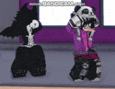 two animated characters are standing next to each other with the words www.bandicam.com visible in the corner