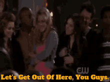 One Tree Hill Brooke Davis GIF - One Tree Hill Brooke Davis Lets Get Out Of Here You Guys GIFs