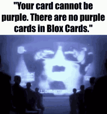 Purple Blox Cards GIF - Purple Blox Cards Roblox GIFs