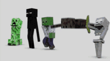 Minecraft Creeper GIF - Minecraft Creeper Zombie GIFs
