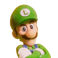 Posing Luigi Sticker - Posing Luigi The Super Mario Bros Movie Stickers
