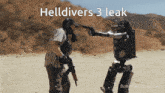 Helldivers Helldivers 2 GIF - Helldivers Helldivers 2 Boston Dynamics GIFs
