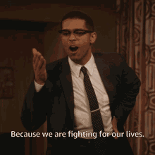 Because We Are Fighting For Our Lives Malcolm X GIF