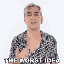 The Worst Idea Brad Mondo GIF - The Worst Idea Brad Mondo Terrible Idea GIFs
