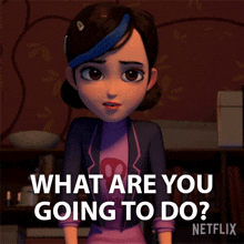 What Are You Going To Do Claire Nunez GIF - What Are You Going To Do Claire Nunez Trollhunters Tales Of Arcadia GIFs