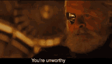 Odin Unworthy GIF - Odin Unworthy Marvel GIFs